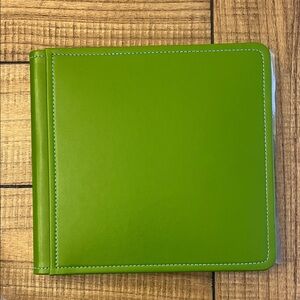 Creative Memories 8 X 8 Green Leatherette Cover Scrapbook New